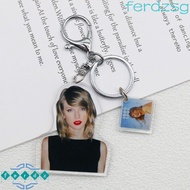 JENNIFERDZSG Singer Taylor Swift Keychain, Fashion Mini Taylor Swift CD 1989 Pendant, Star Singer Creative Interesting Song Player Acrylic Keyring Kids