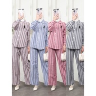 Haruka SUIT Muslimah Pant Suit Set Skirt Muslimah