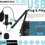 SOUNDTECH Microphone USB Plug & Play Mic/ BM 800 / BM 8000 Fifine/