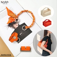 Suitable for Hermes Lunch Box Bag Modified Buckle Silk Scarf Chain Shoulder Strap evelyne evelyne Ba