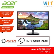 ACER AOPEN 22CL1QE3 /25CL1QP6 /27CL1P6 MONITOR (21.5" /24.5" /27" FHD IPS /100-144Hz /250NITS /1msTV