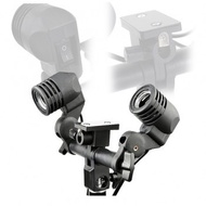 Double Light Lamp Swivel Socket with 2 x E27 Mount