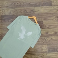 AMERICAN EAGLE Branded Green Tee T-Shirt