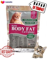 Obat Kucing Vitamin Kucing Kurus Body Fat Vitamin Serbuk Penggemuk Kucing Super Cepat Body Fat - Kem