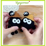 Wool soot keychain