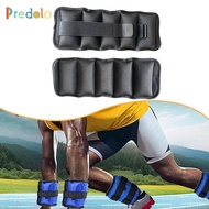 [Predolo] 2 Pieces Ankle Weights Wrist Weights Leg Weights Arm Weights Neoprene Iron Sand Adjustable