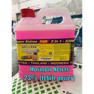 Super PGR 23000 Hormon Nanas Penggalak Pertumbuhan Bunga Buah Susu Getah Seed / Nenas PGR 23% 4L