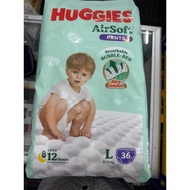 Huggies air soft pants (L-36) 9-14kg