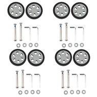 【JJM MALL】 8X Luggage Accessories Wheels Aircraft Suitcase Pulley Rollers Mute Wheel Wear-Resistant
