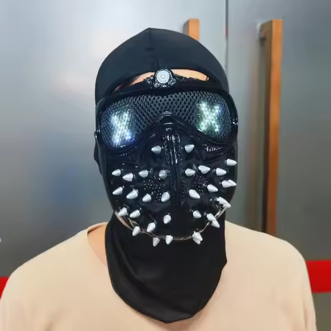 Game Remote Control LED Watchdog 2 Marcus Wrench Cosplay Pvc Battery Case with LED Lights LED Rivet 