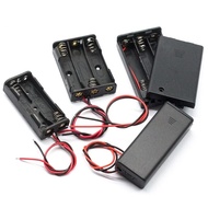 [ReadyStock] AA Battery Holder with Case & Switch 2 / 4 Slots Battery AA Holder