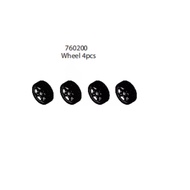 Turbo Racing C75 RC Car Wheels Spare Parts 4pcs 1:76