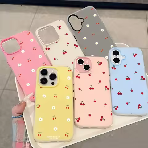 Bow Cherry Flowers Phone Case For Huawei Honor 90 Lite 400 Pro Lite X7B X9B X9D X7D Magic 6 Lite Can