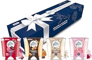 Glade Scented Candles Gift Set Ecom with 4 Candles W25 (Honey&Chocolate, Sheer Vanilla Blossom, Bloo