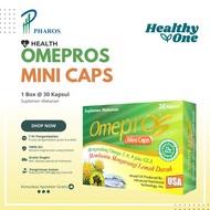 ORIGINAL OMEPROS MINICAPS ISI 30 MINI KAPSUL / LEMAK DARAH / CHOLESTEROL / OMEGA 3 6 9 | COD