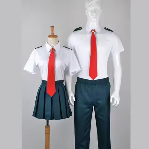 My Hero Academia Anime Midoriya Izuku Cosplay Costume Todoroki Shoto School Uniform Set Wig Suit Uni