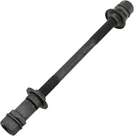 Meuey Lyot Bicycle Axle 185mm / 7.28in Bicycle Multi-Speed Rear Hub Axle 3/8 "Black 26tpi Hub Conica