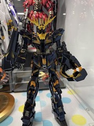 少見bandai MG合金骨架 電鍍 報喪女妖 黑獨角獸 高達