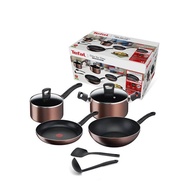 TEFAL ชุดเช็ตหม้อกระทะ 8 ชิ้น Day By Day รุ่น G143S895 สามารถใช้ได้กับเตาทุกประเภทรวมทั้งเตาแม่เหล็ก
