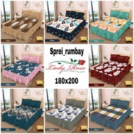 LADY ROSE - Sprei Rumbai Lady Rose King Size 180x200 Terbaru - Kasur