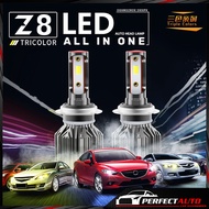 3 COLOUR Z8 40w 5800LM LED Headlights C6 HID H4 / H11 / H3 / H1 / H7 / 9006 / 9005 Perodua Proton To