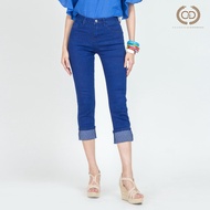 C&D Skinny Jeans Cuff Logo ซีแอนดี กางเกงยีนส์ กางเกง กางเกงขายาวผญ กางเกงขายาว กางเกงทำงาน (CT5ZDB)