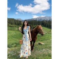 [In Stock Fast Delivery] Mori Style Skirt for Summer Beach Vacations - Women's Dress 3189