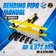 MESIN BENDING PIPA MANUAL/MESIN PEMBENGKOK PIPA HIDROLIK MANUAL 3 INCH