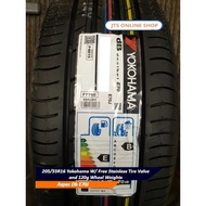 205/55R16 Yokohama W/ Free Stainless Tire Valve and 120g Wheel Weights (PRE-ORDER)