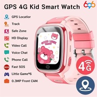 Children's Fashion 4G Video Call Smart Watch Games HD Camera SOS GPS Phone Watches Voice Chat Girl B