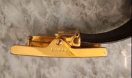 Bally Vintage 金色皮帶扣