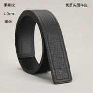 Men Without Head LOVG Belt Body Genuine Leather Wear-Resistant Belt Strip Without Buckle Belt Suitab