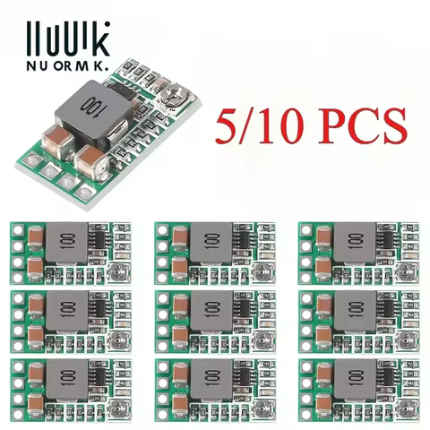 5/10pcs Step down Power Supply Module Buck Converter DC-DC 4-18V to 0.8-17V Adjustable Output 1.8V/2
