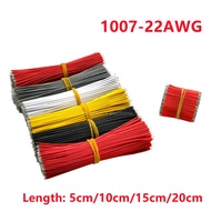 50Pcs 22AWG Tin-Plated PCB Solder Cable 1007-22AWG 5/10/15/20cm Fly Jumper Wire Cable Tin Conductor 