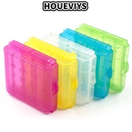 HOUEVIYS 4 AA AAA Coloful for Battery Holders Organizer Battery Holder Storage