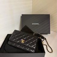 CHANEL AP1450 經典金球 WOC 黑色