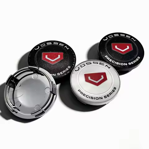 4pcs Vossen Logo Emblem Badge Car Wheel Center Caps O.D 58MM 54MM Wheels Hub Cap Rim Hubcaps Dust Co