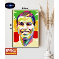 Cristiano Ronaldo wooden poster/ Cristiano Ronaldo theme wall decoration/ Ronaldo wall display