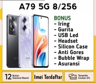 Oppo A79 5G 8/256 - Telepon Kabel - Bonus: Inring Gurita USB Led Headset Silicon Case Anti Gores Bub