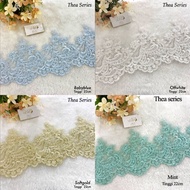🔥BORDERLACE  THEA MANIK SEQUIN🔥BORDERLACE PENGANTIN SESUAI UNTUK VEIL KURUNG
