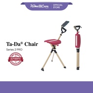 Ta-Da Chair Series 2 PRO Tripod Seat Cane (Claret Red)