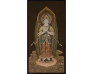 天空和諧的光輝唐卡  手繪