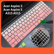 New Acer Keyboard Cover Acer Aspire 3 A315 A315-59 A315-24P A515-57 Aspire 5 A515 Aspire 5 15.6'' Soft Silicone Keyboard Protector N22C6 N23C3 2022 S50-54