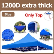 2200D kain khemah 10x10 tebal 100% rainproof canopy canvas only outdoor tent canopy tent canopy 6x 6