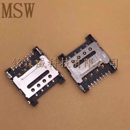 SIM Card Holder Flip Type 8Pin Eight-legged Outer Welding Open Type Open Type Communication Mobile P