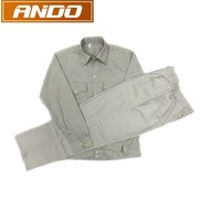 [AD09-GET LOGO PRINTING]Ando labor protection AD09 CLOTHING SET, 2.1 khaki fabric, printing uniforms