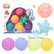 Baby Toys Sensory Ball Touch Soft Ball Multifunction Set Rubber Ball Pool Sound