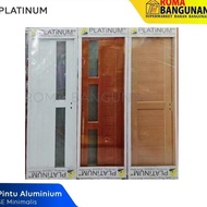 Platinum Pintu Kamar Mandi / Pintu Toilet Pvc Aluminium Minimalis