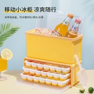Multi Layer Ice Grid Ice Making Mold for Household Use with Lid Pressing Silicone Ice Grid Plastic Ice Making Box Ice Box
