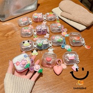 For Asaki AK-PODS3 Earphone Case Cute love flower puppy